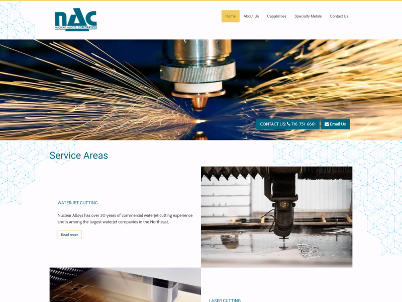 Industrial Manufacturing Company Website