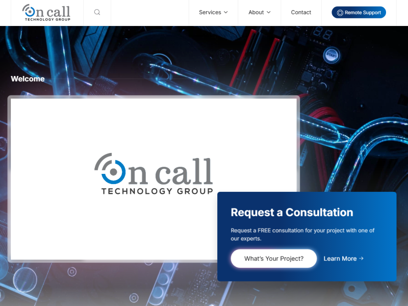 Technology Company Website