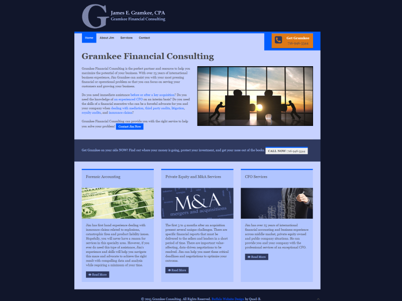 Financial Consultant Website & Logo