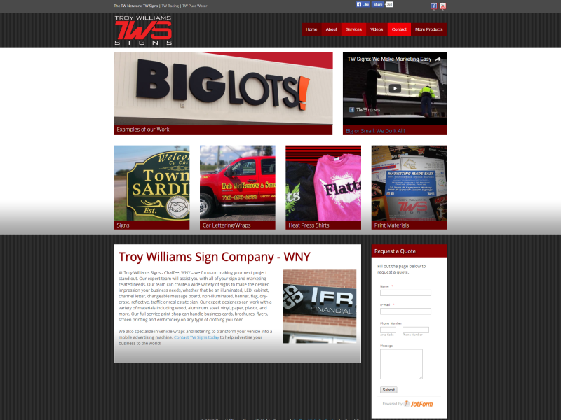 Sign Company Website