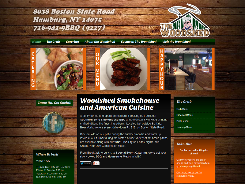 BBQ/Smokehouse Restaurant Website