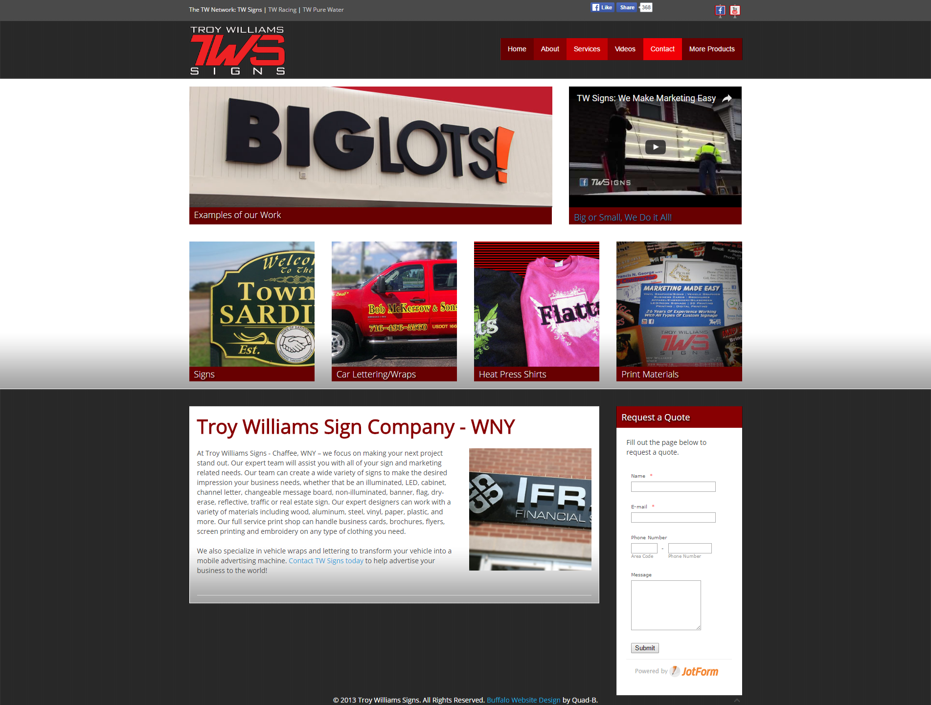 Sign Company Website