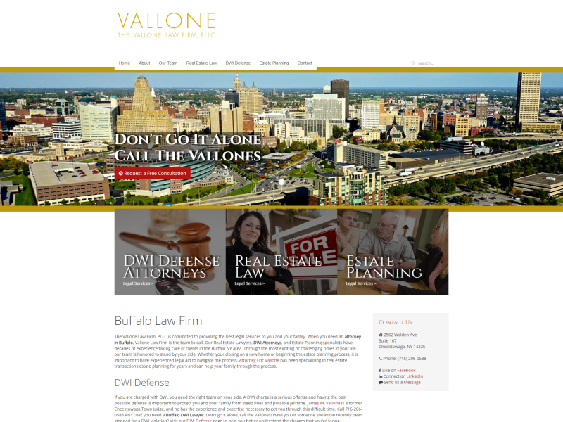 Real Estate Law Firm Website