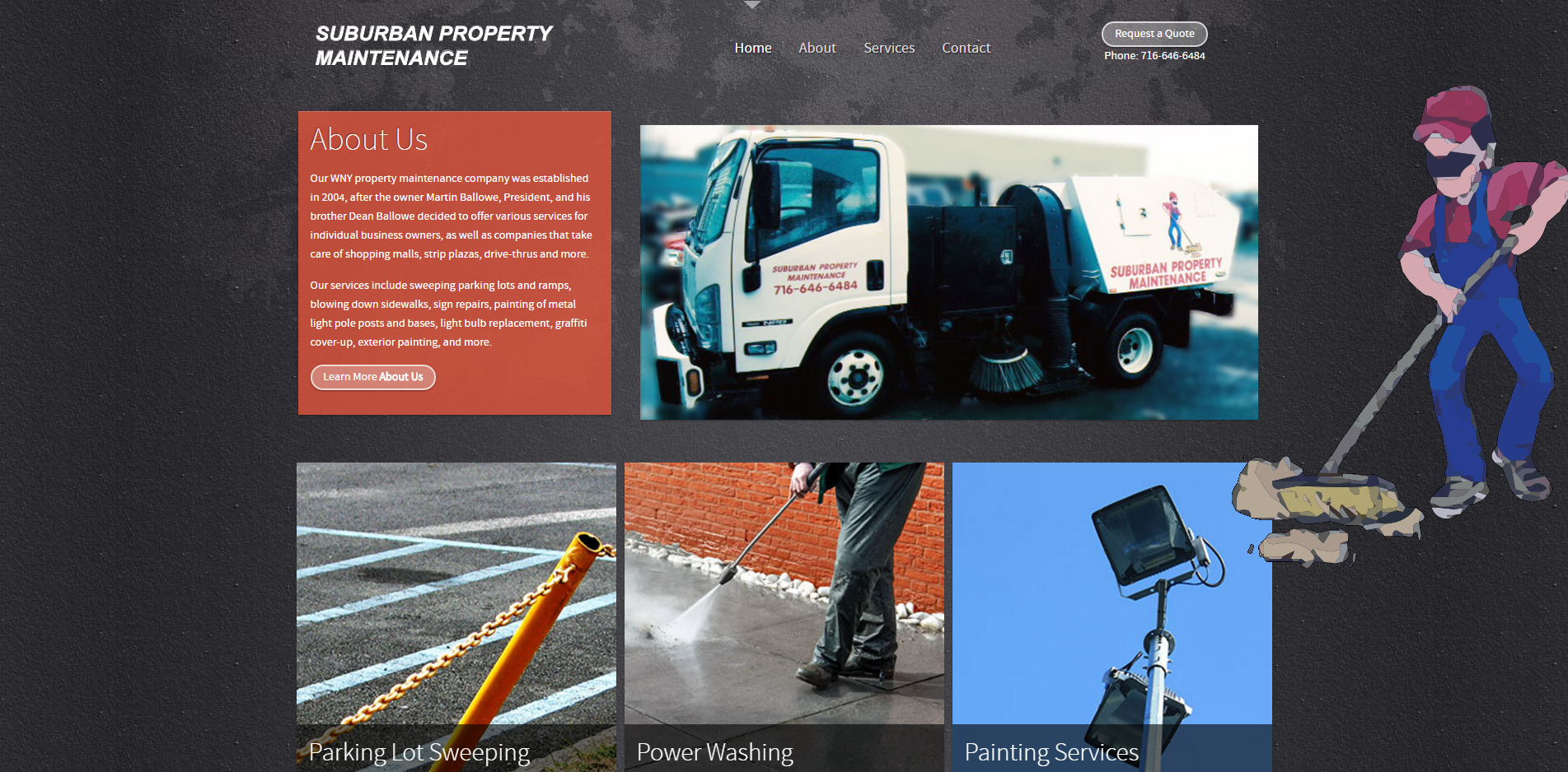 Property Maintenance Company Website