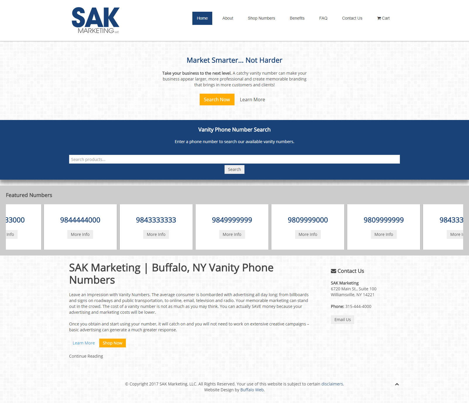 Marketing Company Website