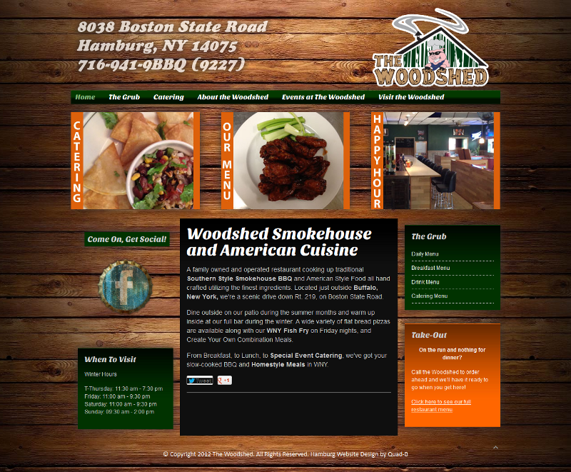 BBQ/Smokehouse Restaurant Website