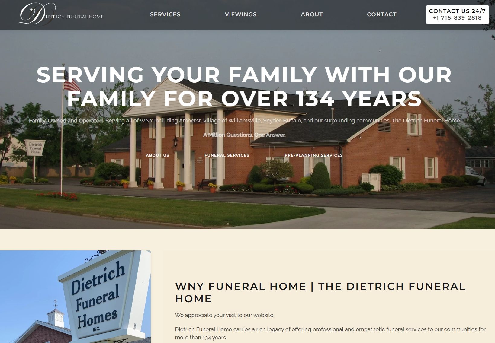 Funeral Home Website