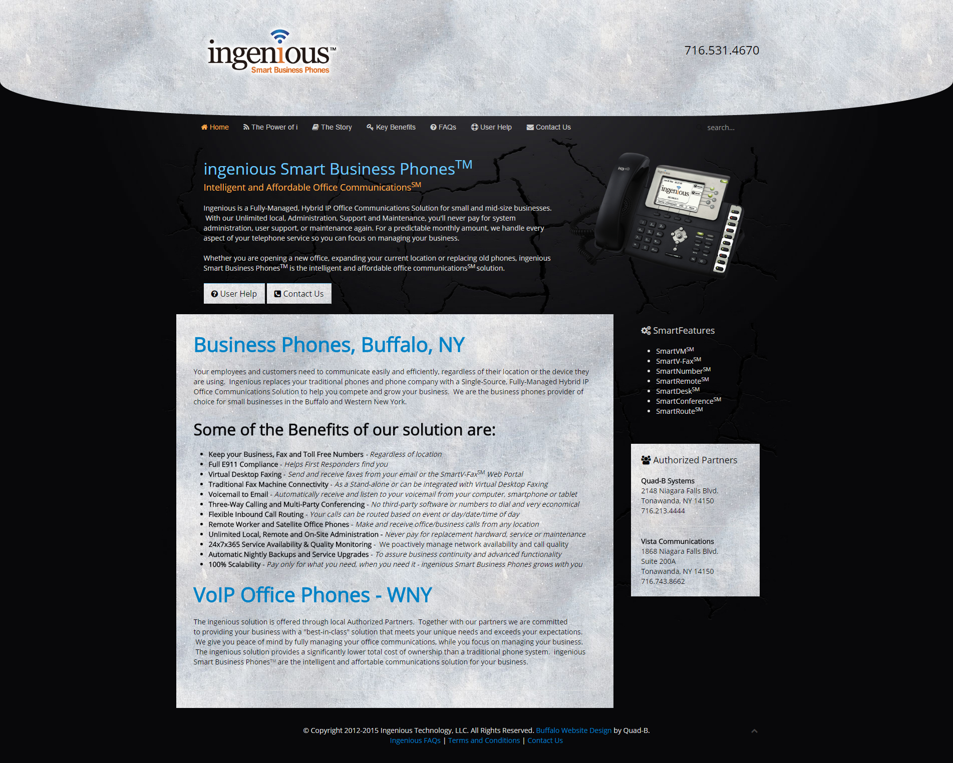 Ingenious Phone Company Website