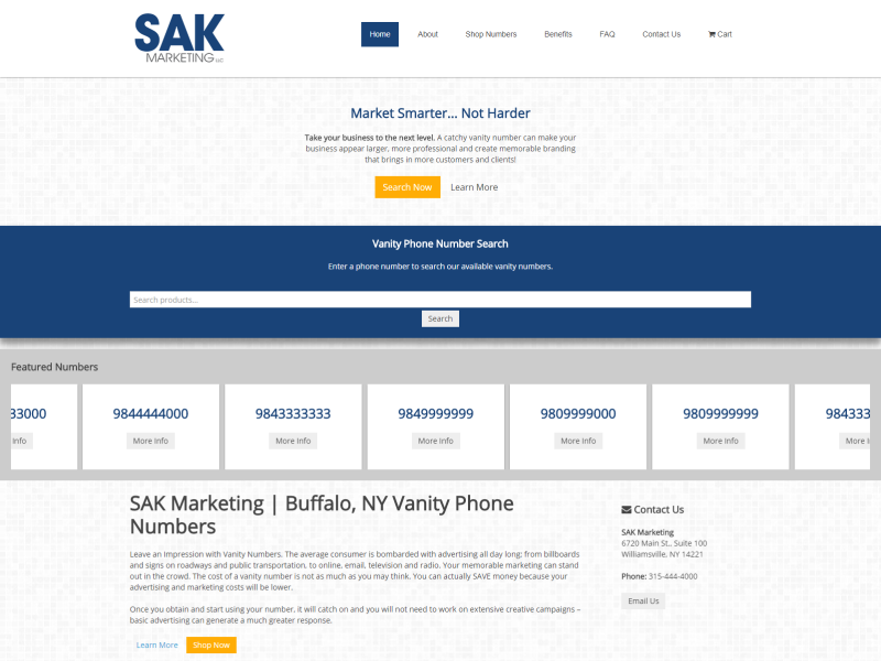 Marketing Company Website