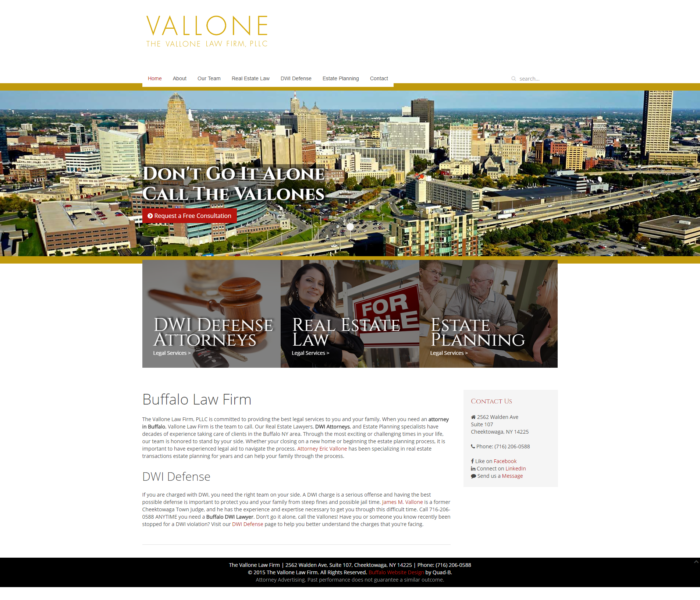 Real Estate Law Firm Website