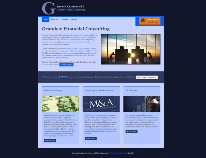 Financial Consultant Website & Logo